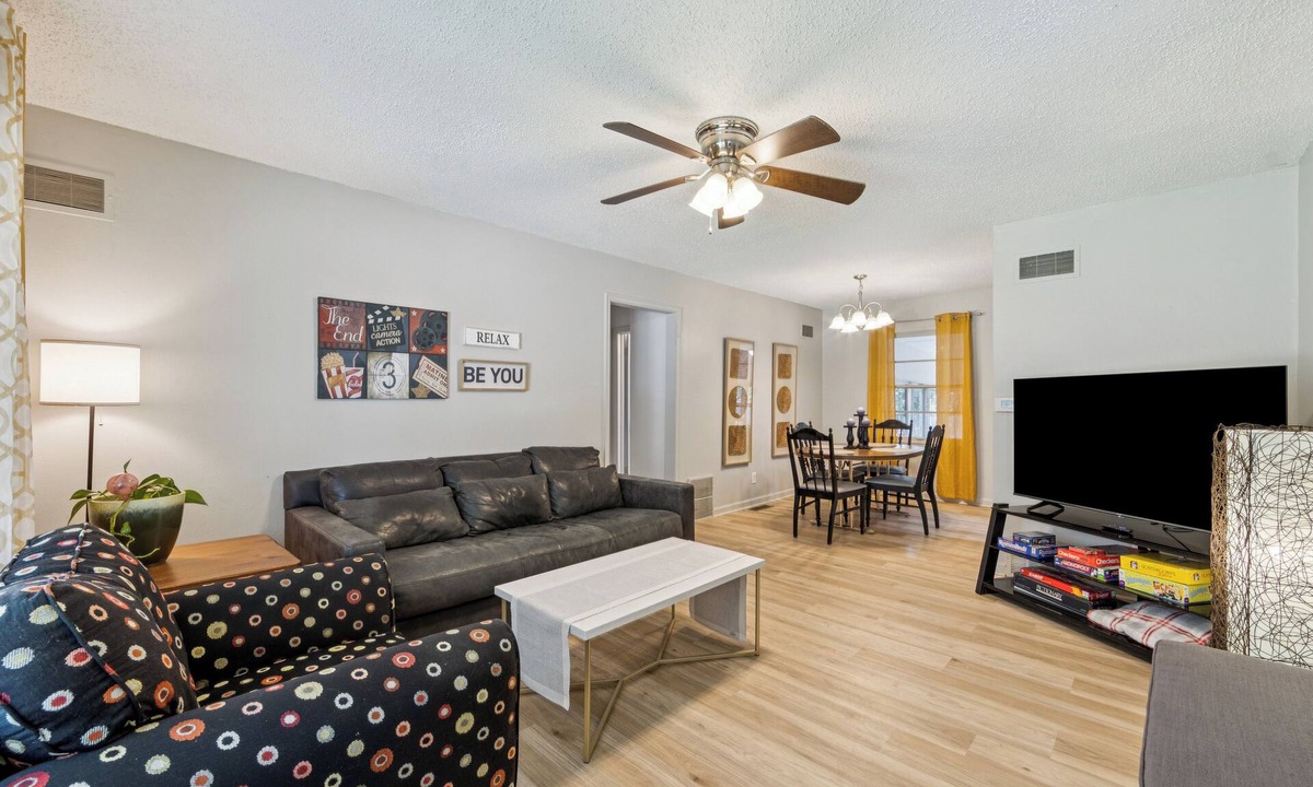 Wichita House | Firepit - Sunroom - close to Towne East