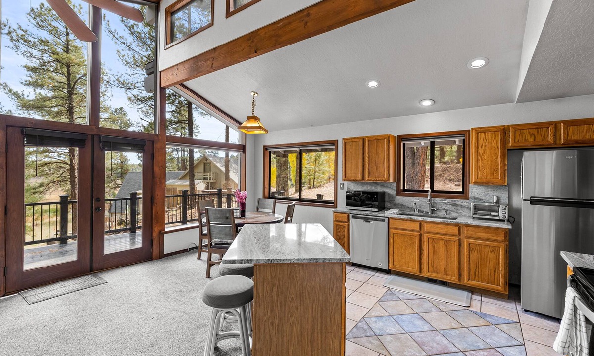 Kachina Village Cabin | 🌲 Forest Cabin Retreat Overlooking a Meadow & Pond