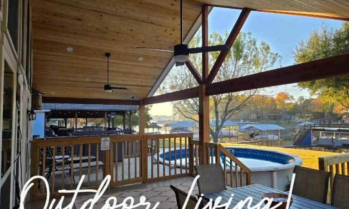 Mabank House | Lake Front Oasis, Pool, Game Room, Dock, Sleeps 12