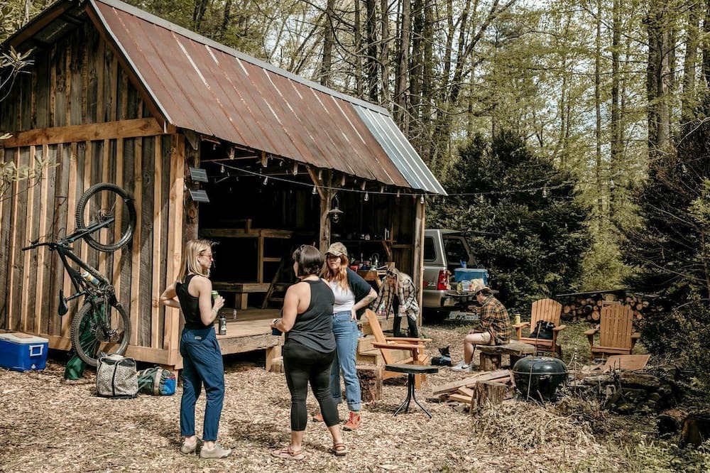 Zirconia Cabin | Peaceful Cabin Stay with Fire Pit, Sauna & Mountain Adventure in Zirconia, North Carolina