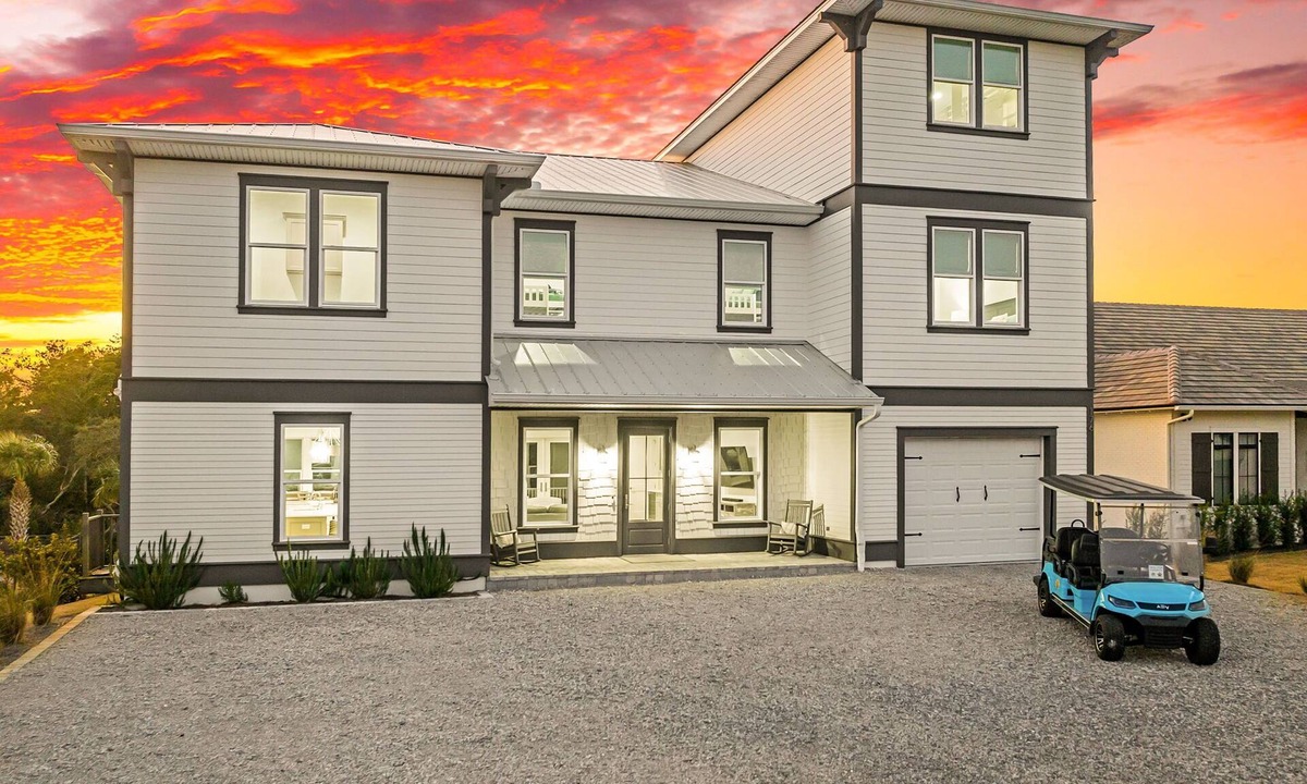 Gulf Pines House | Rising Tide | Private Pool/Spa | 6-Seater Golf Cart | Private Beach Access