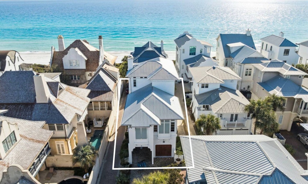 Rosemary Beach House | Rosemary Luxe: Private Pool, Spa, STEPS to Beach! Gulf Views!