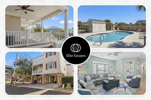 Surfside Beach House | Surf, Sip and Swim , Family Beach Retreat with shared Private Pool