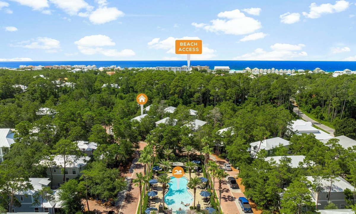 Seacrest House | Sweet Sea-Esta on 30A in Inlet Beach by Rigel Rentals - 4 Bd, 4.5 Bth, Sleeps 12