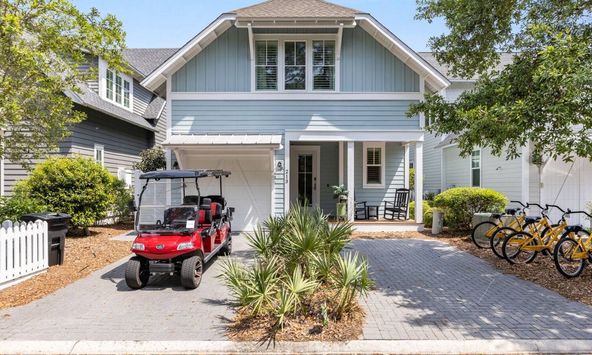 WaterSound West Beach House | Watersound - Golf Cart - Pet Friendly - Bikes
