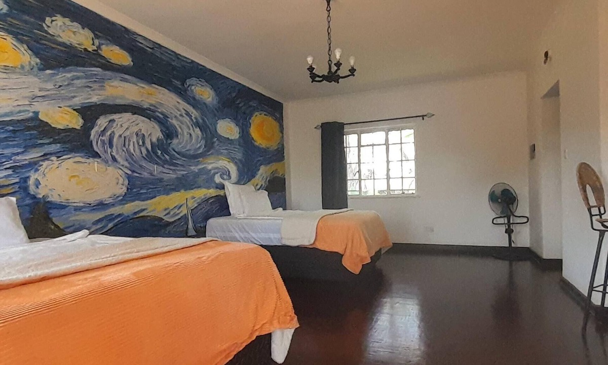 Chinhoyi Bed & Breakfast | Zebras Dazzle B&B | Van Gogh twin-room