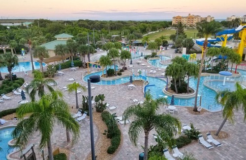 Port Canaveral Condo | 2-Bedroom Ocean Front in Cape Canaveral Beach Resort with free Water Park!