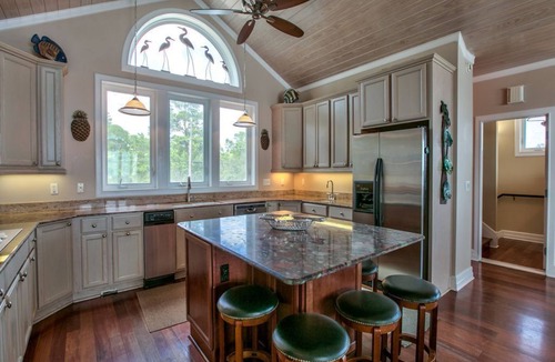 Panacea House | 3-Story Oceanfront Home on St. Teresa Beach | 2 outdoor showers, 2 kitchens