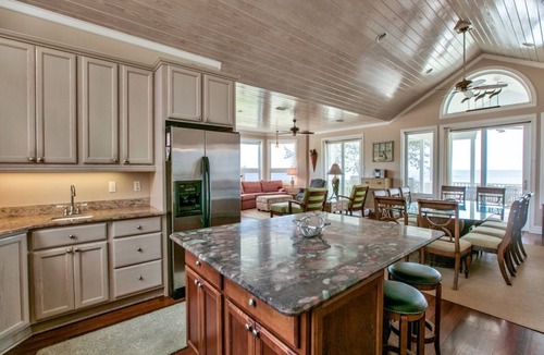 Panacea House | 3-Story Oceanfront Home on St. Teresa Beach | 2 outdoor showers, 2 kitchens