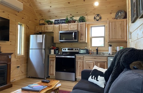 Bryson City Cabin | 5 min to POLAR EXPRESS and Downtown BC - Romantic little cabin - Private HOT TUB