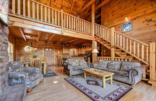Townsend Cabin | A Majestic View III | Game Room, Hot Tub, Sauna