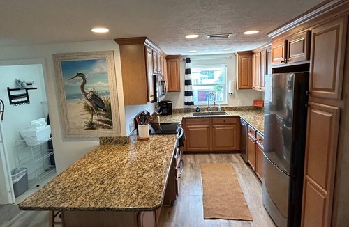Bradenton Beach House | AMI Sunset Beach Gulf View Retreat w/Pool + Decks + WiFi + Dog-friendly
