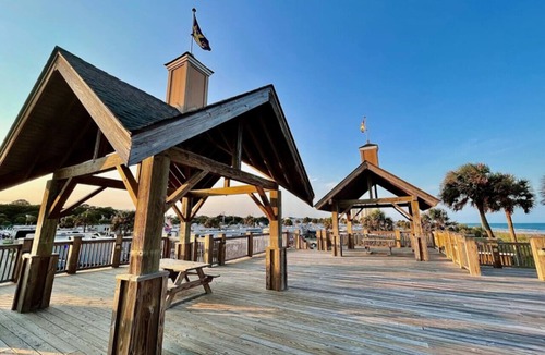 Surfside Beach House | Beach Cottage-Steps to the Beach-Golf Cart Included-Ocean Lakes-Pet Friendly