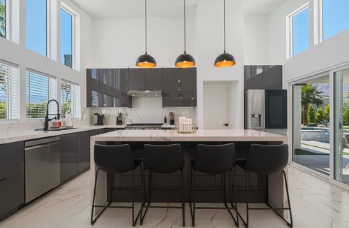Racquet Club Estates House | Brand-New Luxury Home Private Pool, Spa & Mountain Views