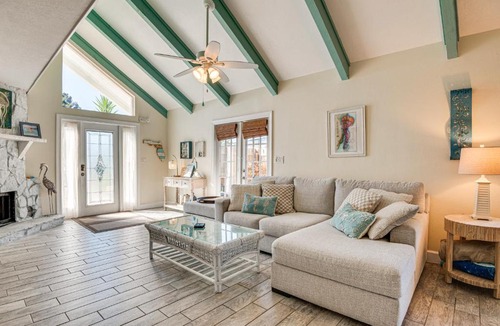 Port Canaveral House | Cape Canaveral Cottage w/Pool - Walk to Beach!