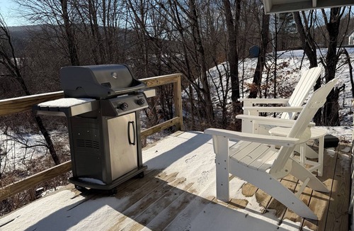Moscow Ski Chalet | Cozy 1-bedroom chalet in beautiful Stowe with AC