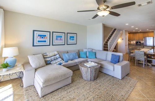 Seacrest House | Expansive view of gulf from 2 balconies on PRIVATE beach - steps from the sand!
