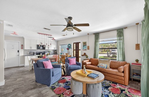 Port Canaveral House | Family & Dog Friendly Home Near Beach | Rockets Launch Views | Pool/Kayak Pass*