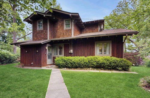 Lake Junaluska House | Homey two-story home with shared pool, WiFi, & full kitchen - dog-friendly