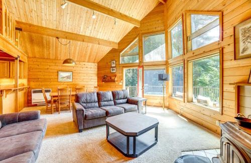 Fort Bragg House | Hot Tub, 1 Mi to Beach: 12-Acre Fort Bragg Cabin!