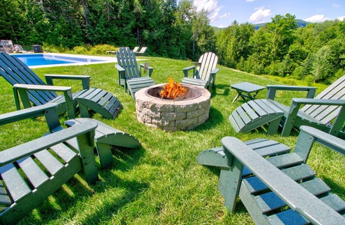 Stratton and Bromley Ski Areas House | July and August available! Luxury 9BRs Stratton Estate. Swimming pool with Views