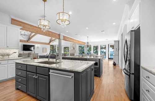 Star Harbor House | Lakefront Retreat Sleeps 20 Infinity Pool Hot Tub Dock Kayaks near Dallas
