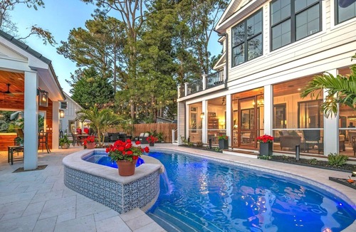 Rehoboth by the Sea Villa | Lux Estate: 8BR, 8.5BA + Cottage, Walk to Beach