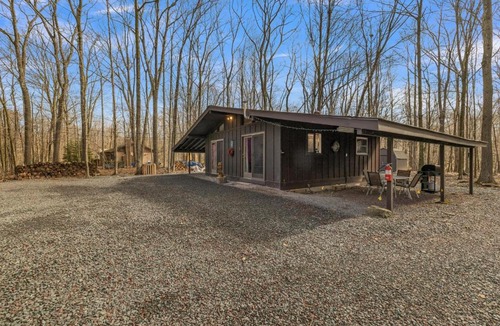 Locust Lake Village House | Nostalgic & Cozy Cabin- Steps to Pines Lake! Pet Friendly! cabin