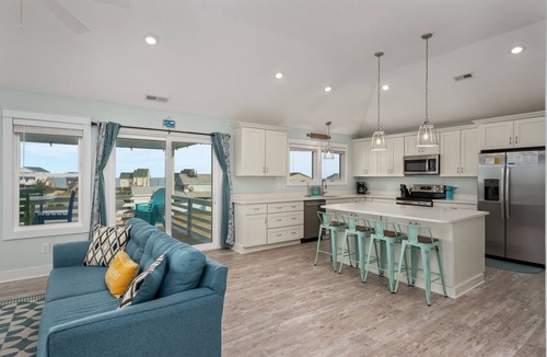 Kitty Hawk House | Ocean Breeze: Dog-Friendly w/Views, Elevator, Private Pool, Large fenced in Yard