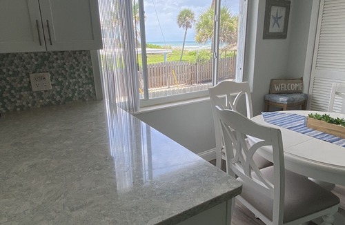 Crescent Beach Condo | Oceanfront condo updated w/pool & river views
