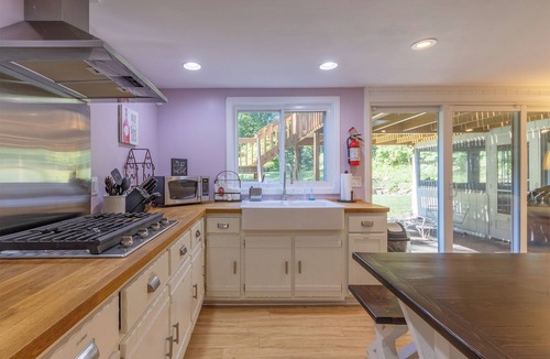 Fennville House | Plum Creek - Large home with 2 kitchens close to Pier Cove!