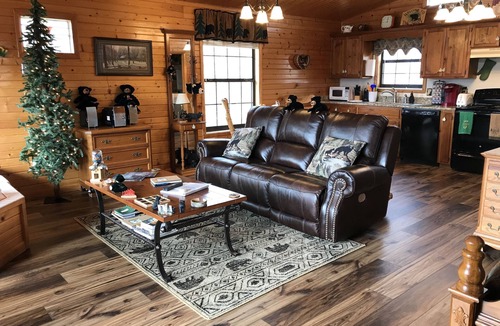 Sevierville Cabin | Privacy with a view ! Romantic. Great getaway/honeymoon spot. Wifi/TV, Free Tix