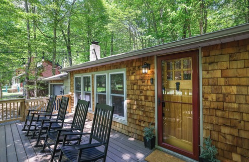 Pocono Lake Cabin | Read Reviews; See Why Guests Love It! Golf Cart, Kayaks & Pools. Dogs Welcome!
