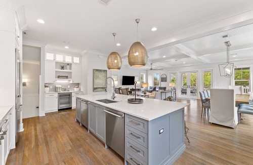 Seacrest House | Seacrest Beach House, Pool, LSV, Outdoor Kitchen, Fire Pit, 5 Bikes, Across from