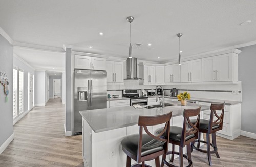 Gulf Gate Estates House | Silver Palm Retreat: Pool, Game Room & Walkable to Gulf Gate Dining
