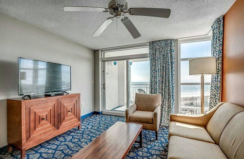 Myrtle Beach Condo | · Spacious Angle Oceanfront - Indoor Waterpark, Multiple Pools, Free Wifi