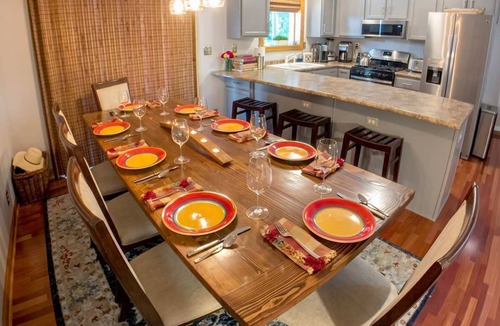 Shorewood-Tower Hills-Harbert House | Spacious Dog Friendly Home w/heated pool, fenced yard, gas grill, & fire pit