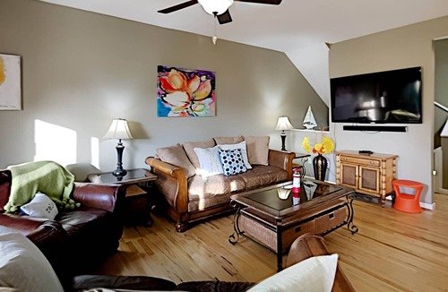 Navarre Beach House | Spacious townhome w. great balcony space + beach, dock, pool access