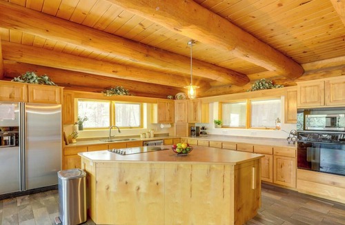 Kachina Village Cabin | Starview Lodge -A Real Log Cabin with Large Deck and Forest Views