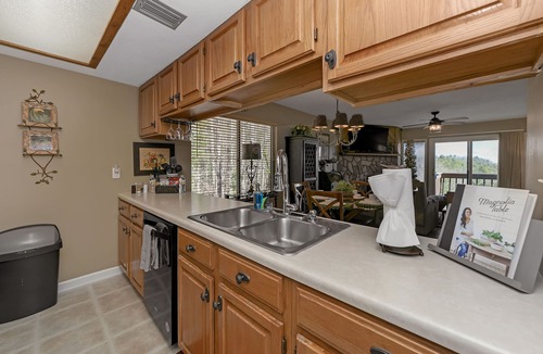 Lake Toxaway Condo | Stay directly above Toxaway Falls with breathtaking mountain views.