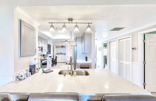 Port Canaveral Condo | Stunning Port Canaveral Cruise Views W/Covered Balcony, Large Unheated Pool, Fitness & BBQ Grills!