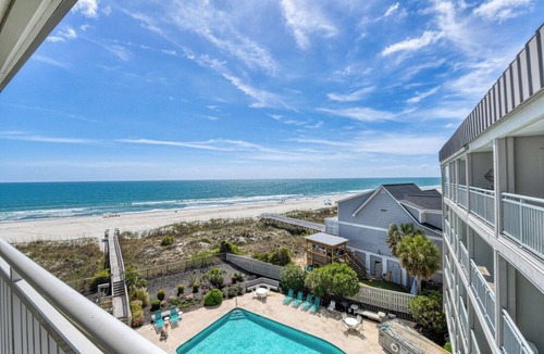Murrells Inlet Condo | Waterforde 403 - Two-bedroom, two-bath oceanfront condo with pool