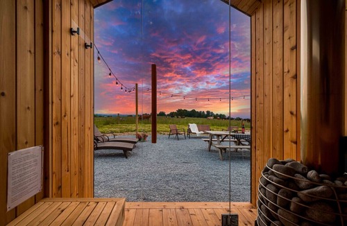 Gap House | we invite u to come experience this off grid tiny home on top of a grassy hilltop.