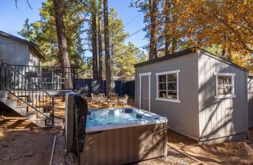 Kachina Village House | Wooded Oasis, Hot Tub, Fenced Yard, Chic Design