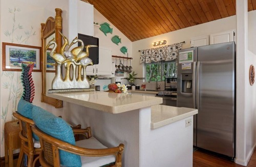 Kona Paradise House | WORLD-CLASS OCEAN VIEWS, Tropical Garden Retreat, 2 mins to beach NEW FALL RATES