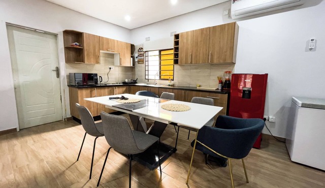 2-bedroom apartment in delightful Lusaka's with AC, power backup gardens