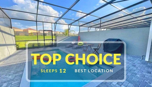 5bd 4.5bth Resort Villa w/Pool★20mins to Disney