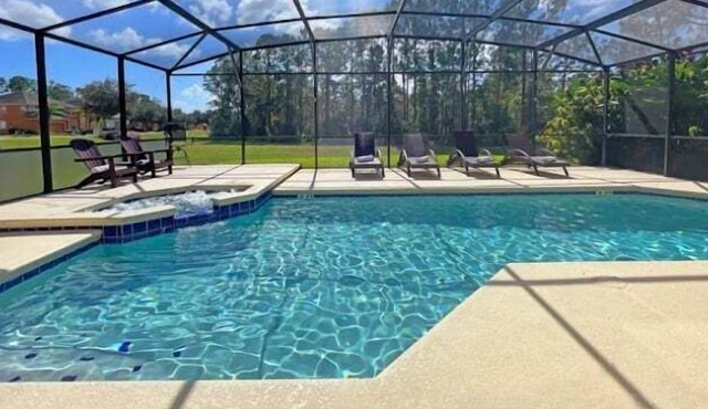 6BR Disney Area Villa, South Facing Pool, Spa, Game Room