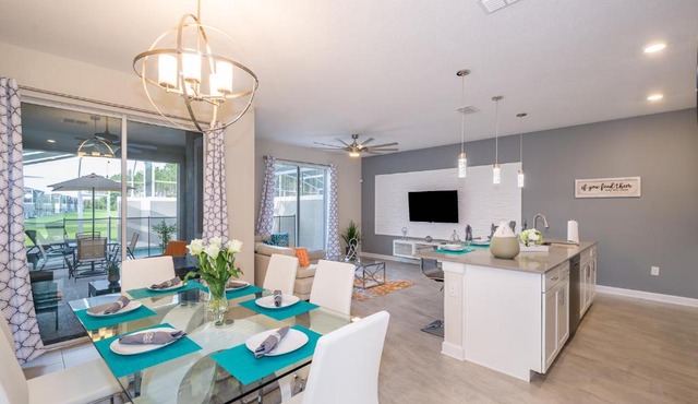 (AA460) Champions Gate Home 4/3 Private Pool & Free Waterpark