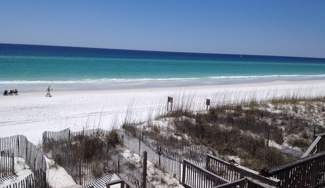 BUILT ON THE SAND! STEP OUT UR BACK DOOR ONTO YOUR OWN EXCLUSIVE PRIVATE BEACH!